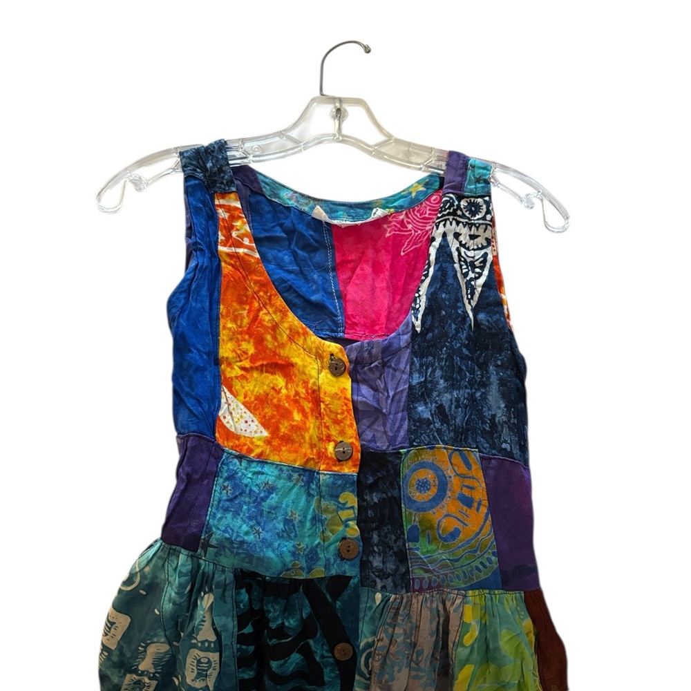 Eagle Ray Traders Patchwork Sleeveless Maxi Dress… - image 3
